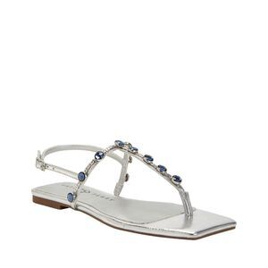 Katy Perry The Camie Gemstone Sandal Silver Size 10